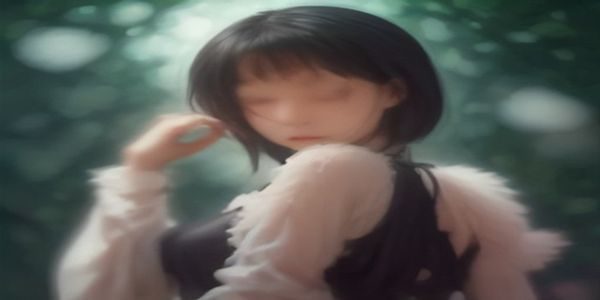性别与网络语言研究示意图，深绿色学术风格，展示艹美女词汇中隐含的性别凝视与语言权力结构分析