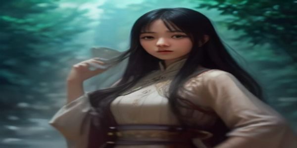 游戏直播场景示意图，展示艹美女在游戏RPG类型直播弹幕中的使用语境，绿色调电竞风格